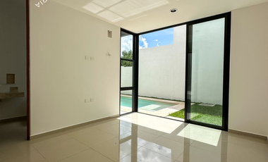 Casa en venta de 1 piso con 3 recamaras para entrega inmediata con alberca
