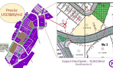 Vendo Lote Mediano Independizado En Parque Industrial Macropolis Etapa 2 - Área De 10,000 M²