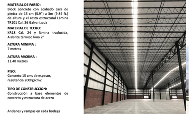 MIGUEL DE LA MADRID PROLONGACION CONSTITUCIÓN - NAVE INDUSTRIAL - UBICACIÓN COMERCIAL