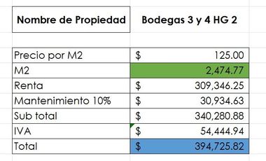 HG 2 - BODEGAS EN RENTA / APODACA, NUEVO LEÓN