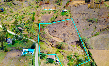 En Paute vendo terreno con excelente vista sector uzhupud