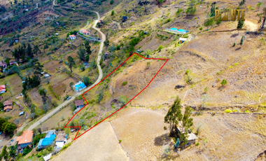En Paute vendo terreno con excelente vista sector uzhupud