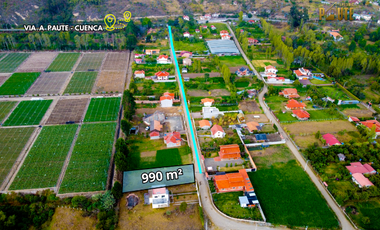 Terreno de venta en Paute sector Rumihurco la Estacia en el Cabo