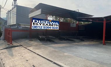 Disewakan Tanah 1000m2, Ada Kantor 150m2, Cocok Usaha Bengkel, Resto Dll