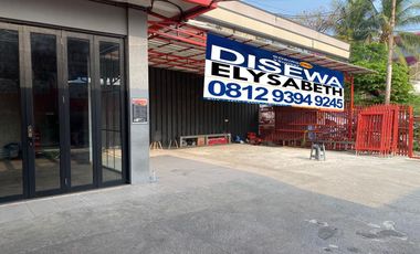Disewakan Tanah 1000m2, Ada Kantor 150m2, Cocok Usaha Bengkel, Resto Dll