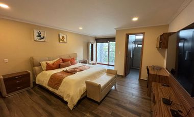 SE RENTA CASA AMUEBLADA 4 RECAMARAS FRACCIONAMIENTO LA CIMA SERVICIOS INCLUIDOS