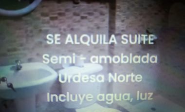 ALQUILER SUITE AMOBLADA URDESA 1ER PSIO CERCA DE EMPRESARIAL COLON
