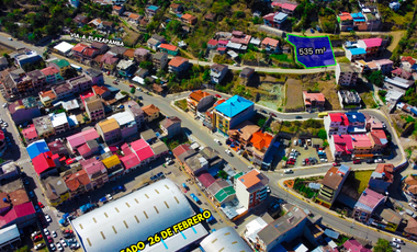 Terreno de venta en Paute centro cantonal