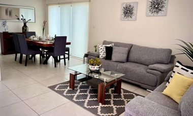 AMUEBLADA EN PRIVADA PROXIMA A ZONA INDUSTRIAL, IDEAL PARA EJECUTIVOS, ALBERCA Y SEGURIDAD