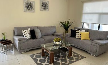 AMUEBLADA EN PRIVADA PROXIMA A ZONA INDUSTRIAL, IDEAL PARA EJECUTIVOS, ALBERCA Y SEGURIDAD