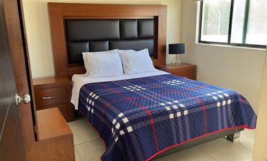 AMUEBLADA EN PRIVADA PROXIMA A ZONA INDUSTRIAL, IDEAL PARA EJECUTIVOS, ALBERCA Y SEGURIDAD