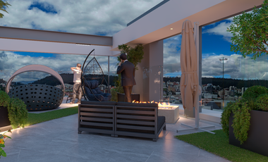 601 Comodidad, Cercanía, Tranquilidad. Encantador Estudio con Vista y Parqueadero en Av de Los Shyris. A Estrenar.