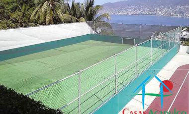 Departamento con alberca privada y vista al mar