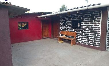 Venta de terreno con mediaguas en Otavalo sector La Magdalena, 800 m2