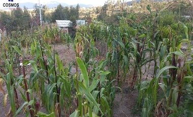 Venta de terreno con mediaguas en Otavalo sector La Magdalena, 800 m2