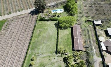 SAN FELIPE - VENDE PARCELA CON QUINCHO Y PISCINA - CURIMON