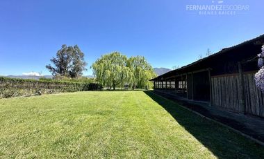 SAN FELIPE - VENDE PARCELA CON QUINCHO Y PISCINA - CURIMON
