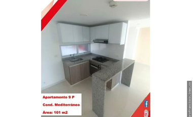 SE ARRIENDA ESPECTACULAR APARTAMENTO - C. RES. MEDITERRANEO - NEIVA (H)