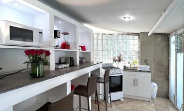 Casa amueblada en renta en Acapantzingo, Cuernavaca, Morelos