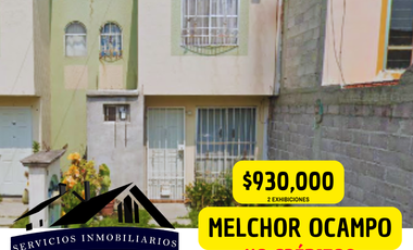 CASA EN VENTA EN MELCHOR OCAMPO, EDOMEX ¡¡EXCELENTE OPORTUNIDAD BANCARIA!!