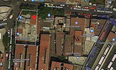 Venta Terreno en esquina Tacubaya