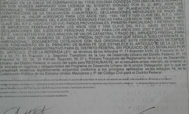 Venta de casa: 4 recámaras, 3.5 baños, también con uso de suelo comercial en Col. Condesa