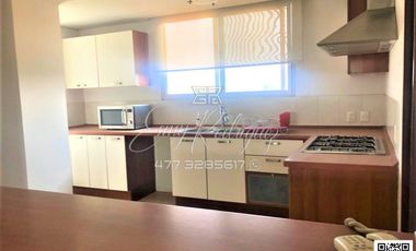 DEPARTAMENTO  EN RENTA León,Gto; CERCA DE PLAZA MAYOR,  3 REC. AMUEBLADO, METROPOLITANO