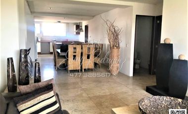 DEPARTAMENTO  EN RENTA León,Gto; CERCA DE PLAZA MAYOR,  3 REC. AMUEBLADO, METROPOLITANO