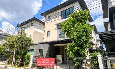 Rare item! with a ground-floor bedroom Townhome for sale Baan Klang Muang The Edition Rama 9-Onnut
