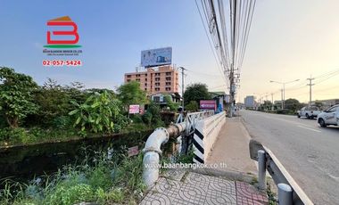 ขาย/เช่า ที่ดินเปล่า ติดถนนเศรษฐกิจ 1 (ซอยคลองนา) เนื้อที่ 3-2-26 ไร่ ถนนเศรษฐกิจ 1 ตำบลนาดี (บางปิ้ง) อำเภอเมืองสมุทรสาคร จังหวัดสมุทรสาคร