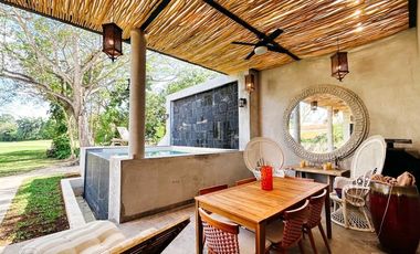 CASA EN VENTA MERIDA YUCATAN , CON VISTA AL CAMPO DE GOLF LA CEIBA UNA PLANTA
