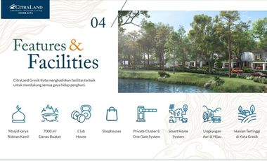 Rumah Citraland Gresik Kota Cluster Blue Oasis Type Amethyst Gresik