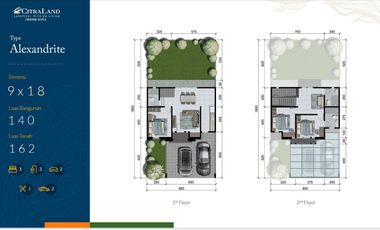 Rumah Citraland Gresik Kota Cluster Golden Wood Type Alexandrite