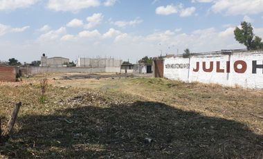 VENTA DE LOTE DE TERRENO SOBRE CARRETERA FEDERAL PUEBLA - HUEJOTZINGO EN HUEJOTZINGO