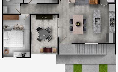 Departamento nuevo de 2 recámaras + Flex en PA en Zibatá