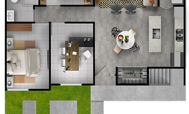 Departamento nuevo de 3 recámaras PB en Zibatá