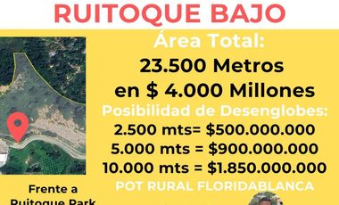 Finca en Ruitoque Bajo de 2.500 mts