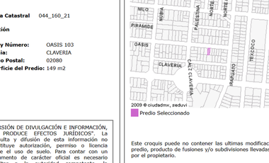 Venta de casa en Claveria