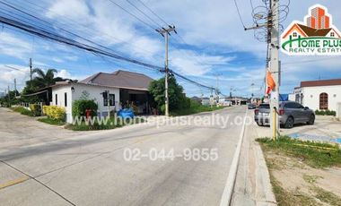 ที่ดินพร้อมบ้านเดี่ยวชั้นเดียวติดโครงการทรอปิคอลเลควิว อำเภอชะอำ เพชรบุรี เนื้อที่ 61 ตารางวา