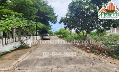 ที่ดินพร้อมบ้านเดี่ยวชั้นเดียวติดโครงการทรอปิคอลเลควิว อำเภอชะอำ เพชรบุรี เนื้อที่ 61 ตารางวา