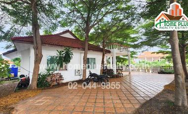 ที่ดินพร้อมบ้านเดี่ยวชั้นเดียวติดโครงการทรอปิคอลเลควิว อำเภอชะอำ เพชรบุรี เนื้อที่ 61 ตารางวา