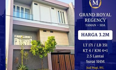 Jual Rugi Rumah Grand Royal Regency Taman Sidoarjo Mewah Dekat Aloha CiTo Siwalankerto Bandara