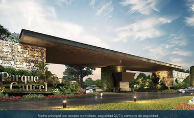 Terreno en venta,Parque Caucel, listo para construir, Caucel, Yucatan.