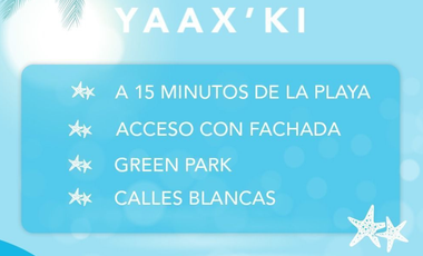 Lote en venta, Yaax'ki lote campestre, con acceso