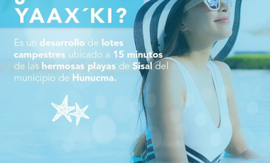 Lote en venta, Yaax'ki lote campestre, con acceso