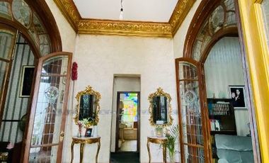 Venta casa antigua en Col. Roma Norte: 570m2, 3 recámaras, 5 baños, 4 estac.