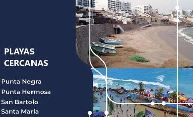 VENTA DE LOTES COMERCIALES 165 M² PANAMERICANA SUR KM 44.5 PUNTA NEGRA