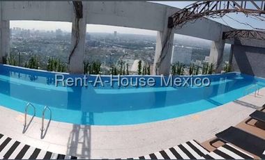 Loft a estrenar en renta en Lomas de Sotelo SIN MUEBLES CW 25-1202