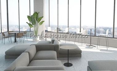 Loft a estrenar en renta en Lomas de Sotelo SIN MUEBLES CW 25-1202