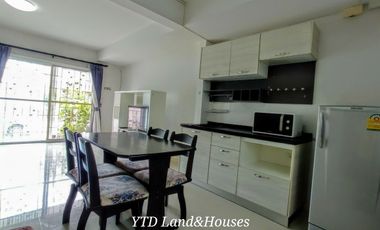 For Sale/Rent 2-storey townhome in Villaggio Bangna Km.26, peaceful, not crowded, near the clubhouse. complete kitchen extension a corner house